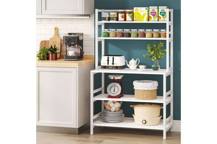 White wood bakers deals rack